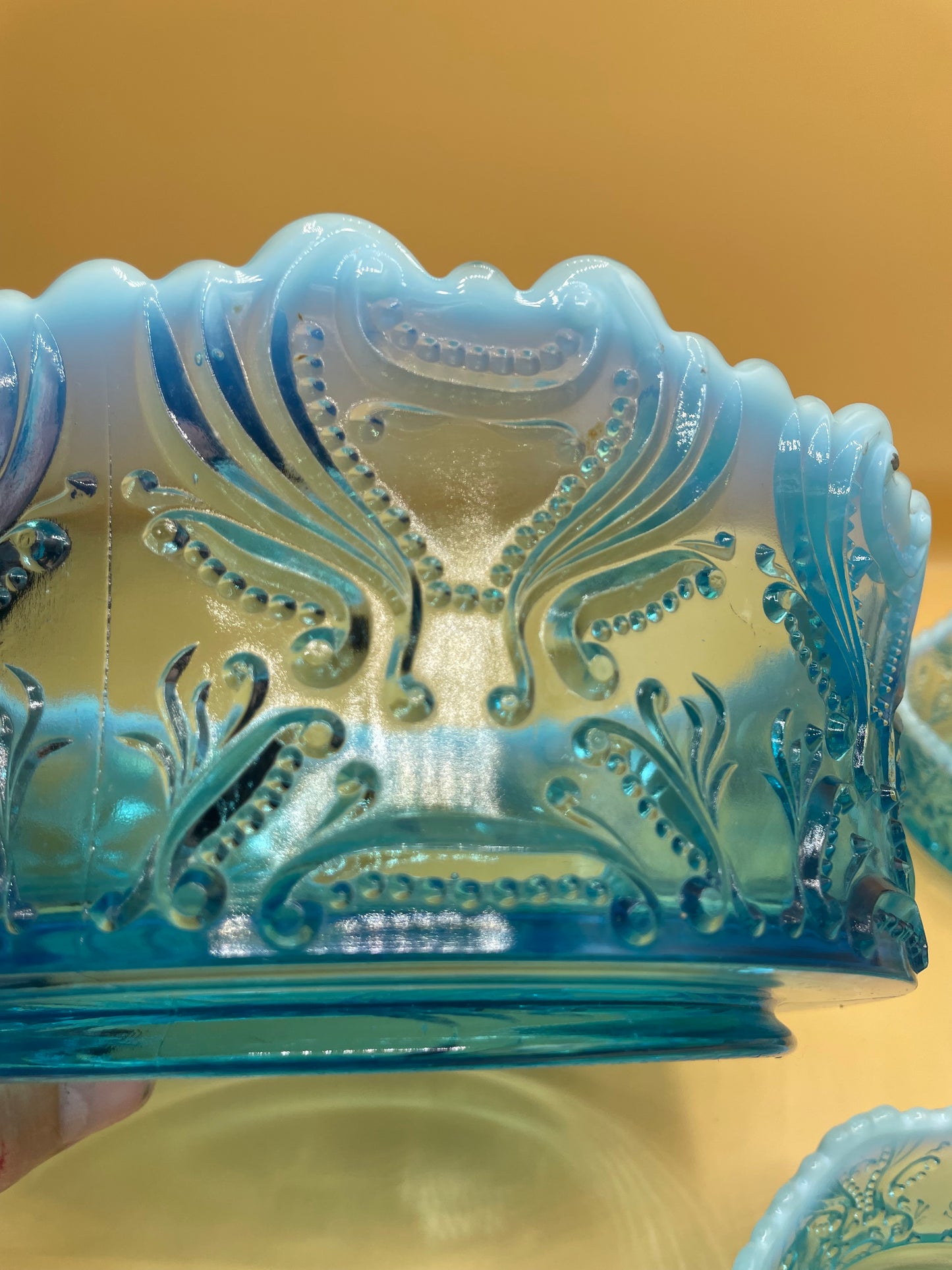 Jefferson blue salad bowl set