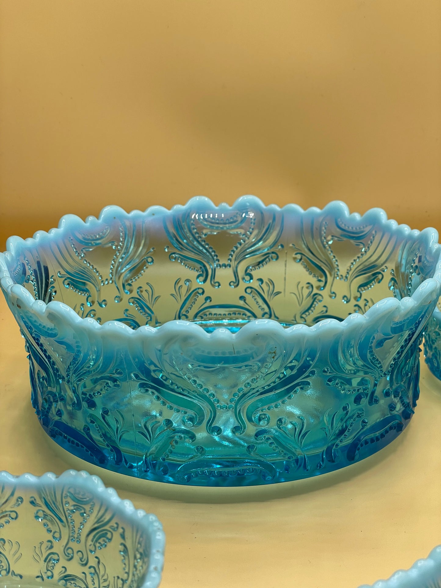 Jefferson blue salad bowl set